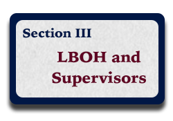  LBOH and Supervisors