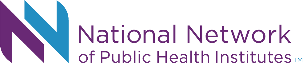 Purple letter "N" over a Blue letter "N" logo for National Network of Public Health Institutes 