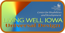 Living Well Iowa - Universal Design logo