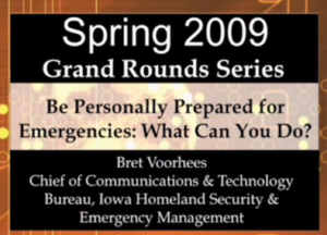 Be Personally Prepared for Emergencies:  What Can You Do?