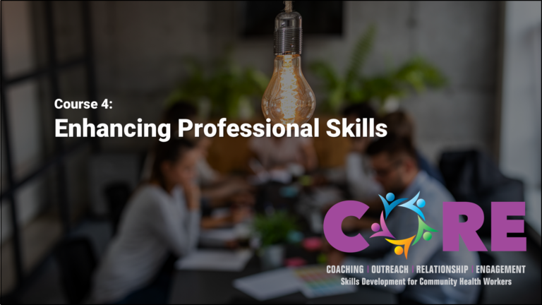 Course 4: Enhancing Professional Skills