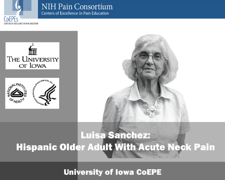 Luisa Sanchez: Hispanic Older Adult with Acute Neck Pain