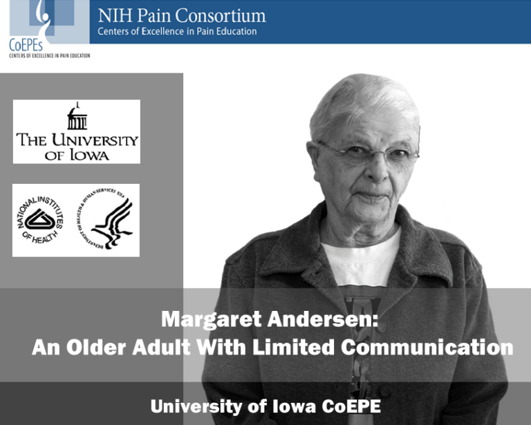 Margaret Andersen: An Older Adult With Limited Communication