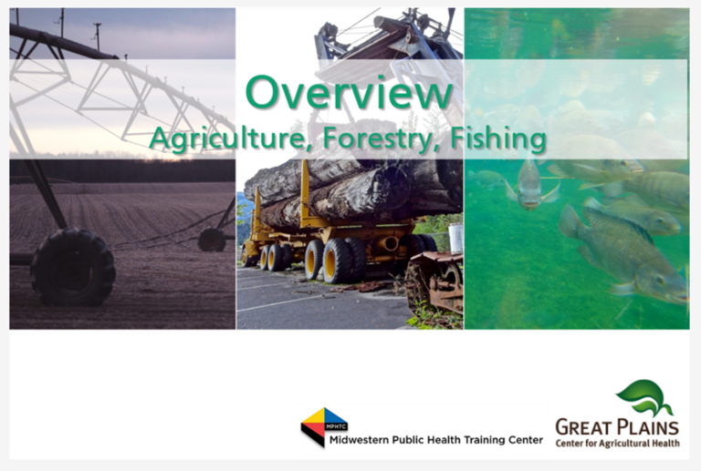 Overview: Agriculture, Forestry, Fishing