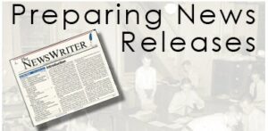 Preparing News Releases